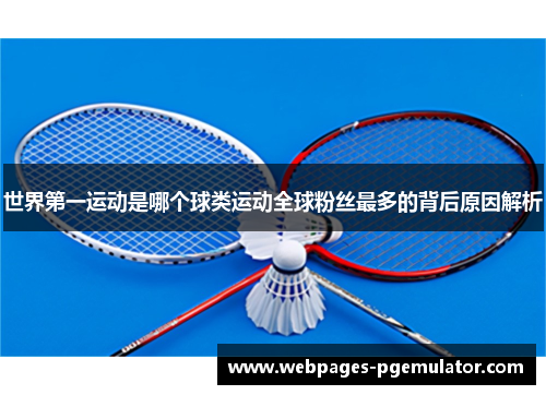 世界第一运动是哪个球类运动全球粉丝最多的背后原因解析